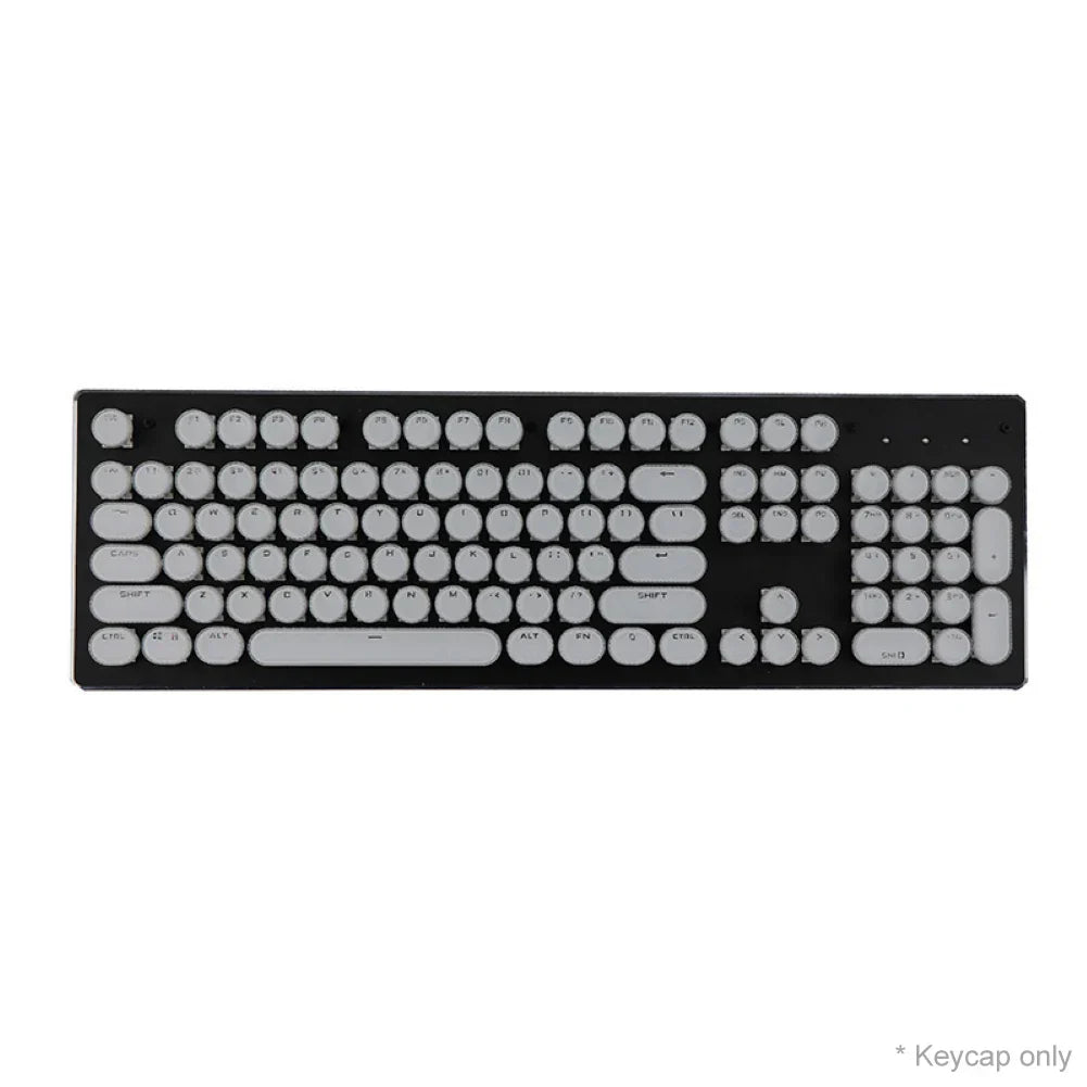 Game mechanical keyboard white punk keycap 104 KEYS