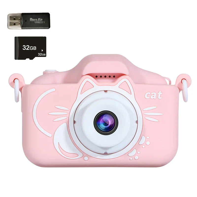 Kids Camera Toys 2 inch Screen HD Cartoon