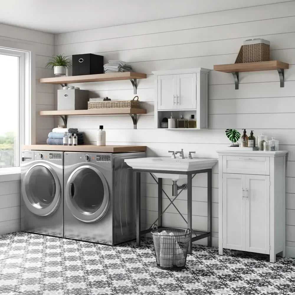 Somerset Collection 2-Door Bathroom Storage Wall Cabinet