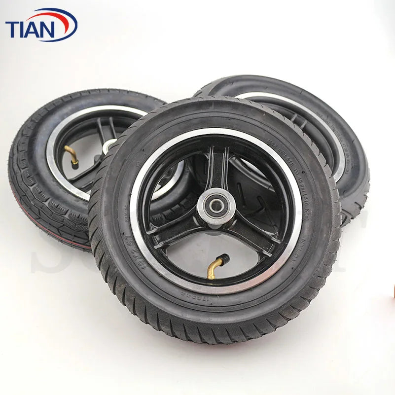 10x2.125 / 10x2.5 Inch Wheel Hub Electric Scooter Explosion-Proof Tire Set