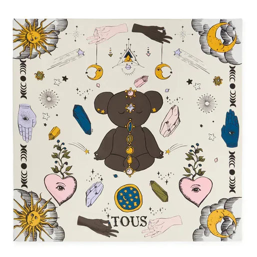 Spanishstyle oversized print handkerchief