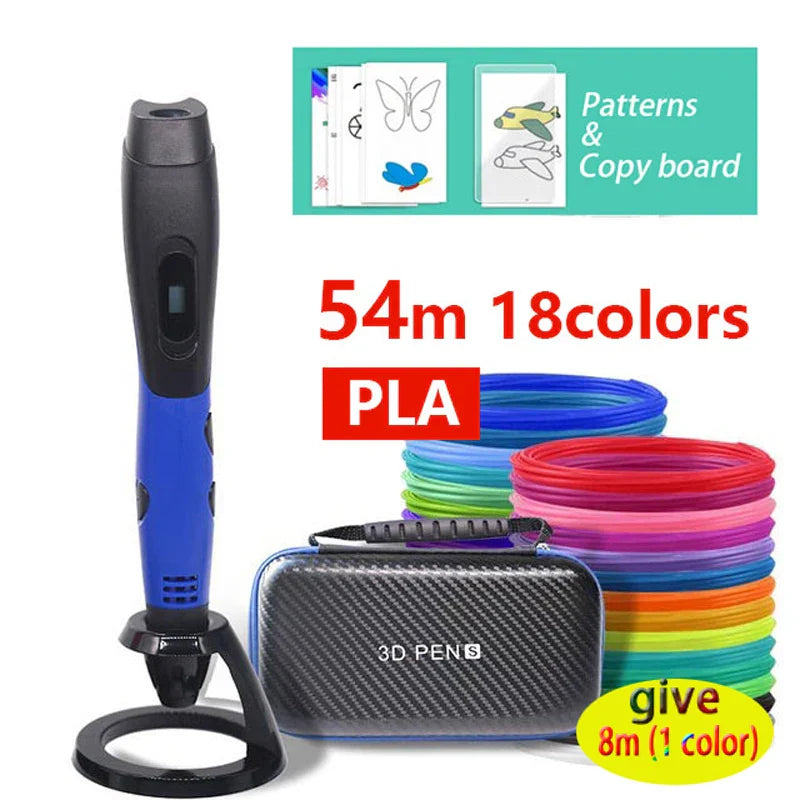 Creative 3D Printing Pen With Adjustable Speed and