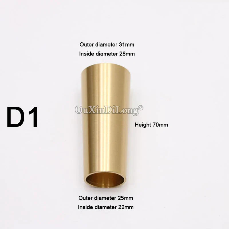4PCS Pure Brass Covers Chair Cups Cabinet Covers