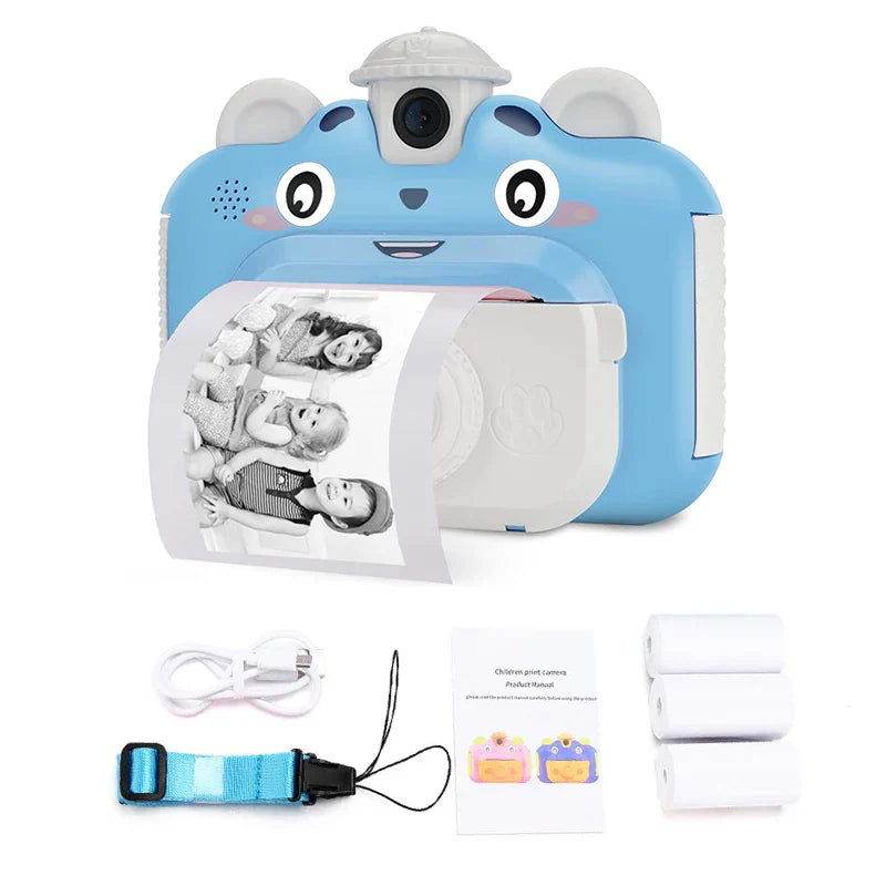 Children's Instant Print Camera With Thermal Printer Kids