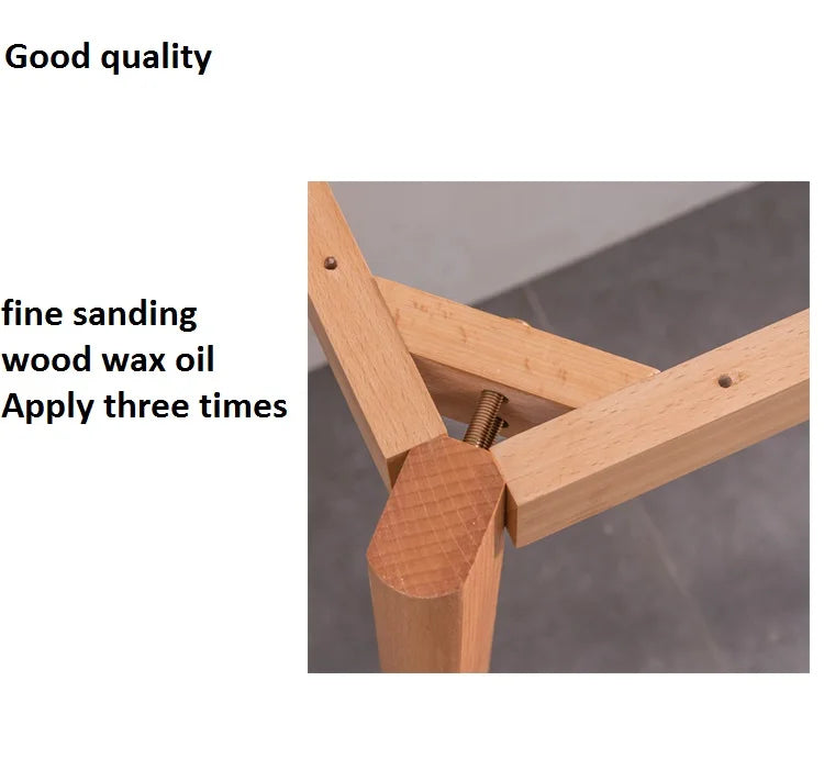 Custom Solid Wood Dining Table Legs, Beech Wooden