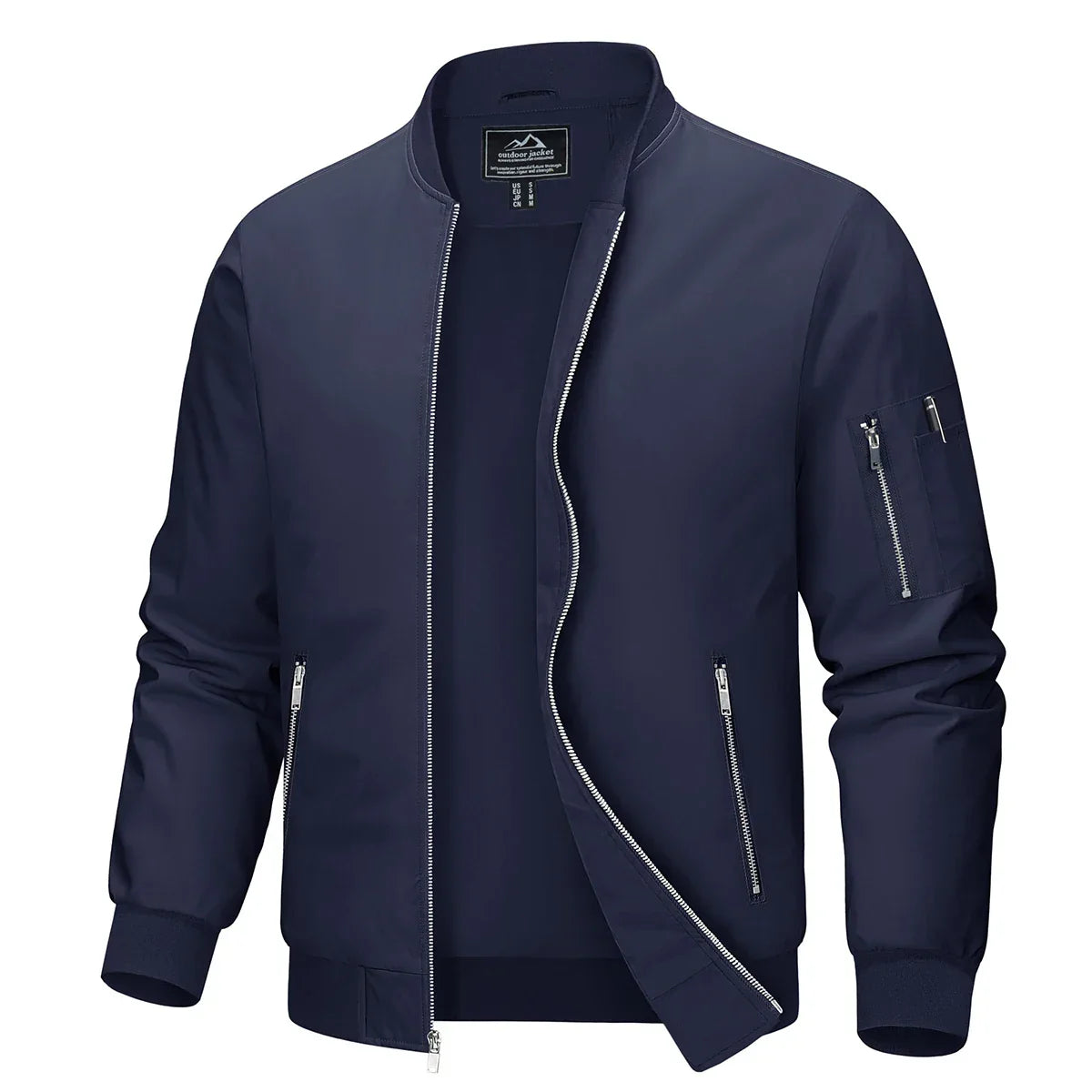 MAGCOMSEN Men's Lightweight Casual Jackets Spring Autumn Windbreaker