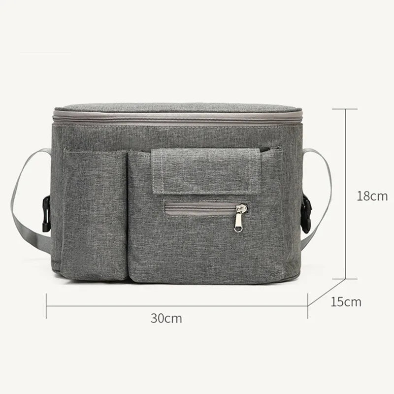 Baby Stroller Bag Organizer Bottle Cup Holder Diaper