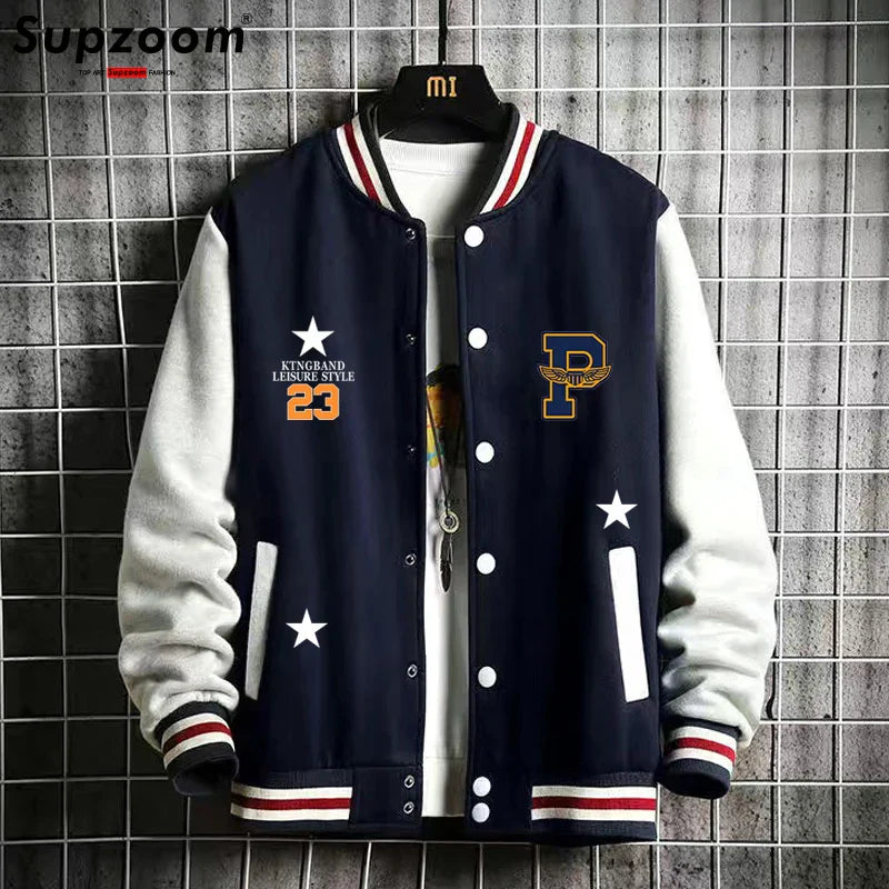 Supzoom New Arrival Fashion Fleece Casual Baseball Uniform