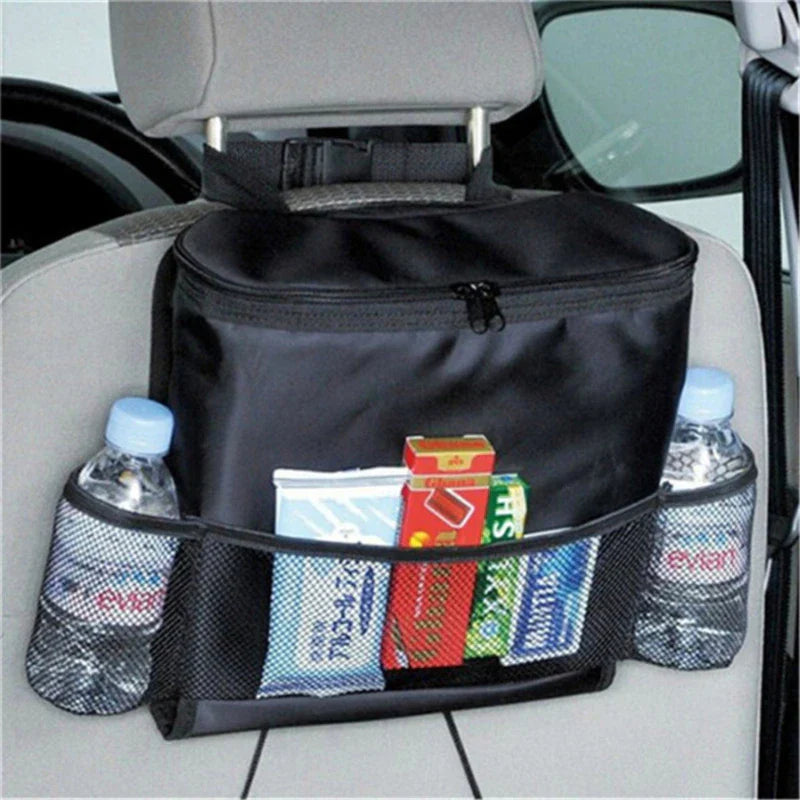 Auto Seat Back Multi-Pocket Ice Pack Bag Hanging