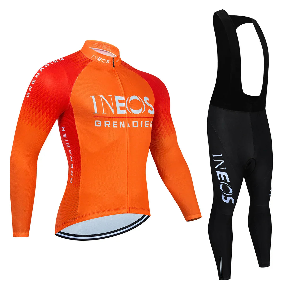Ineos Grenadier Autumn Cycling Jersey Set Long Sleeve