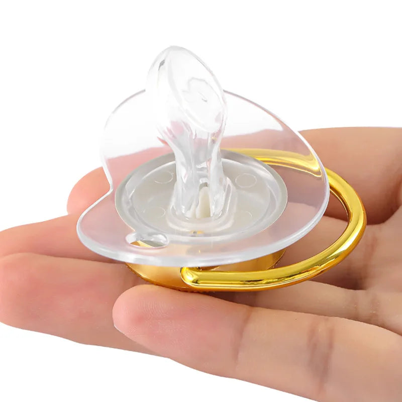 2023New Gold Diamond Baby Pacifier With With Dust
