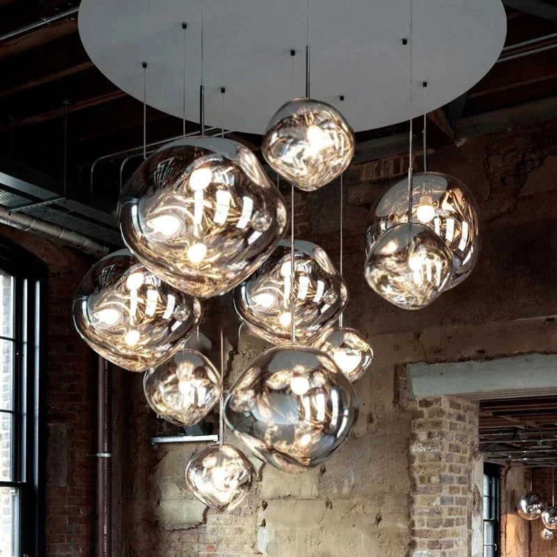 Nordic Lava LED Pendant Lights Modern Light PVC