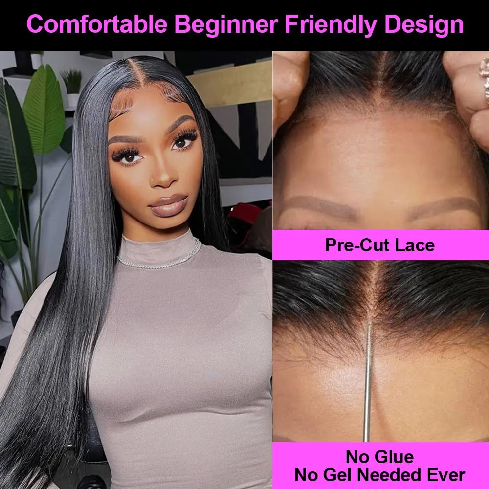 Glueless Straight Lace Wig 13x4 Lace Front Wigs