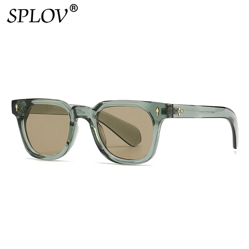 Luxury Square Men Sunglasses Fashion Gradient Driving Shades