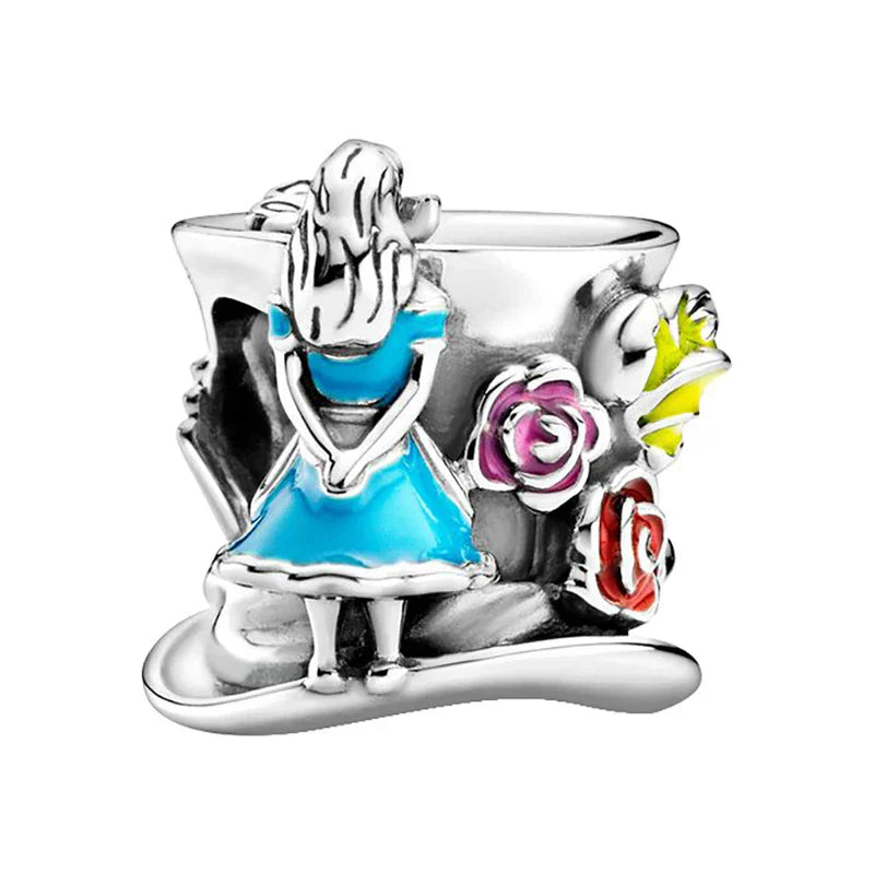 Fit Pandora Beauty and The Beast Charms Bracelet