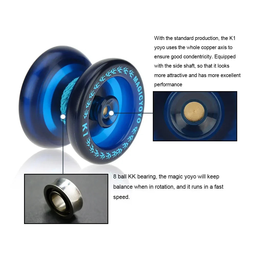 Professional Magic Yoyo K1 Spin ABS Yoyo 8