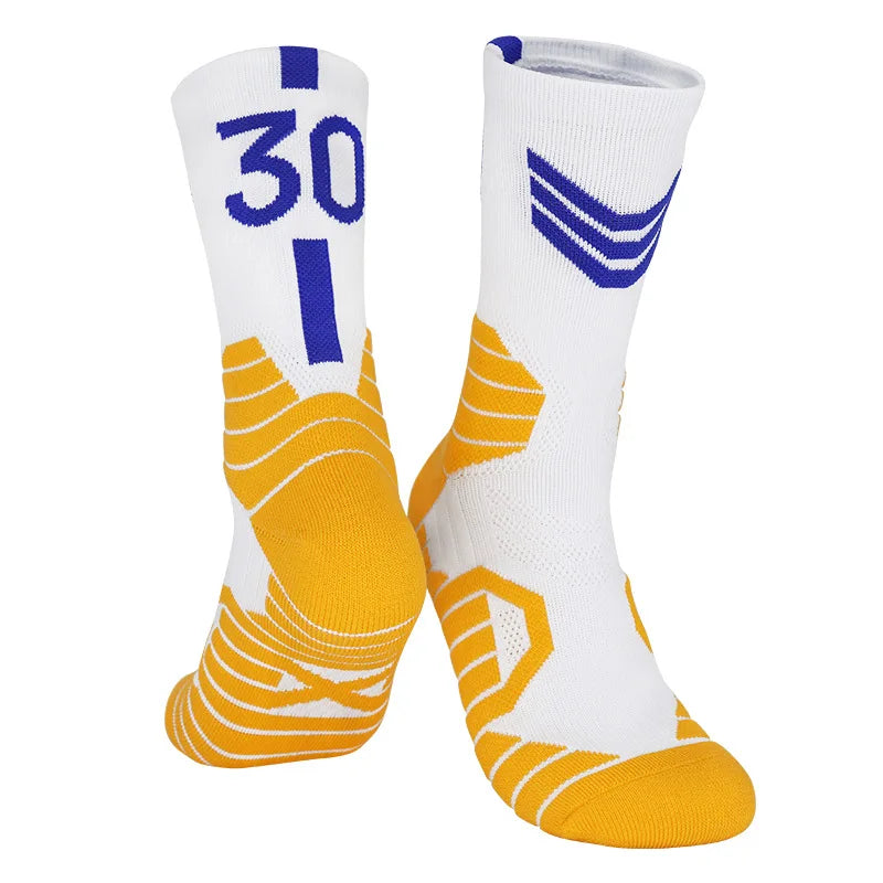 5 Pairs Men's Athletic Crew Socks Performance