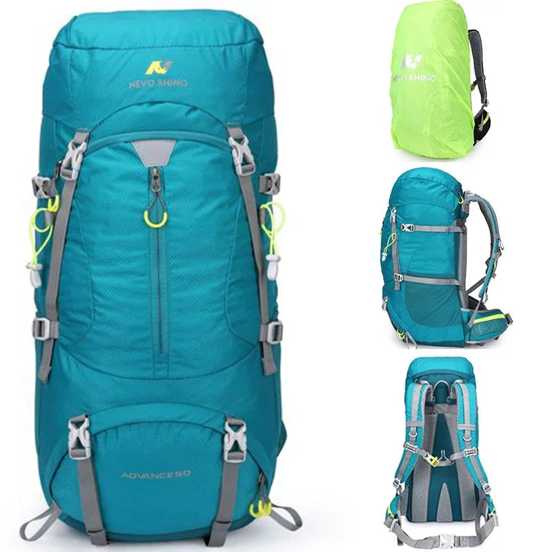 60L Men Unisex Outdoor Hiking Backpack Travel Pack