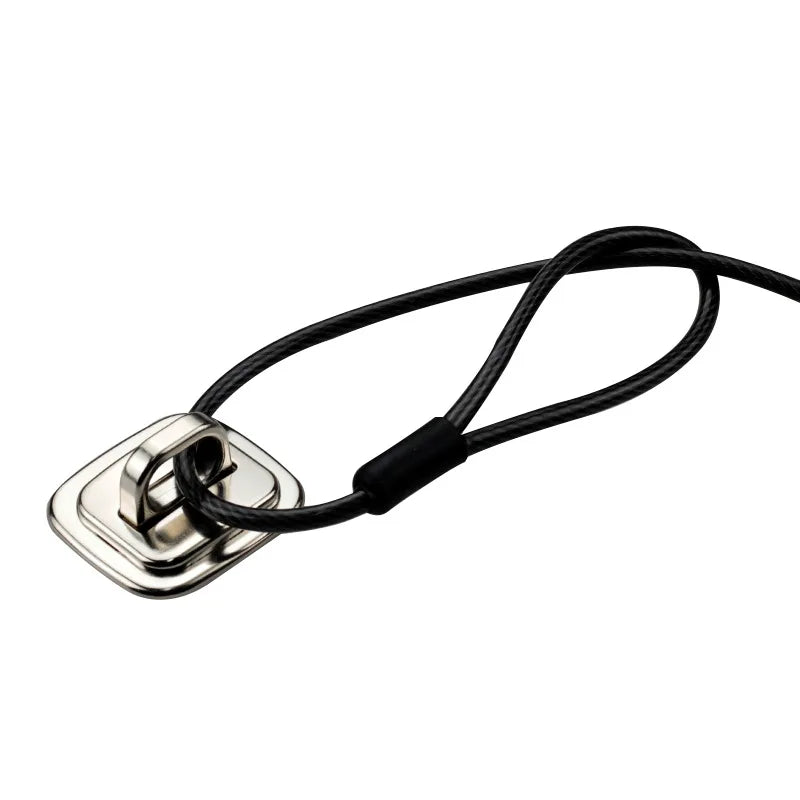 Electroplated Chrome Zinc Alloy Computer Lock Fixed Base