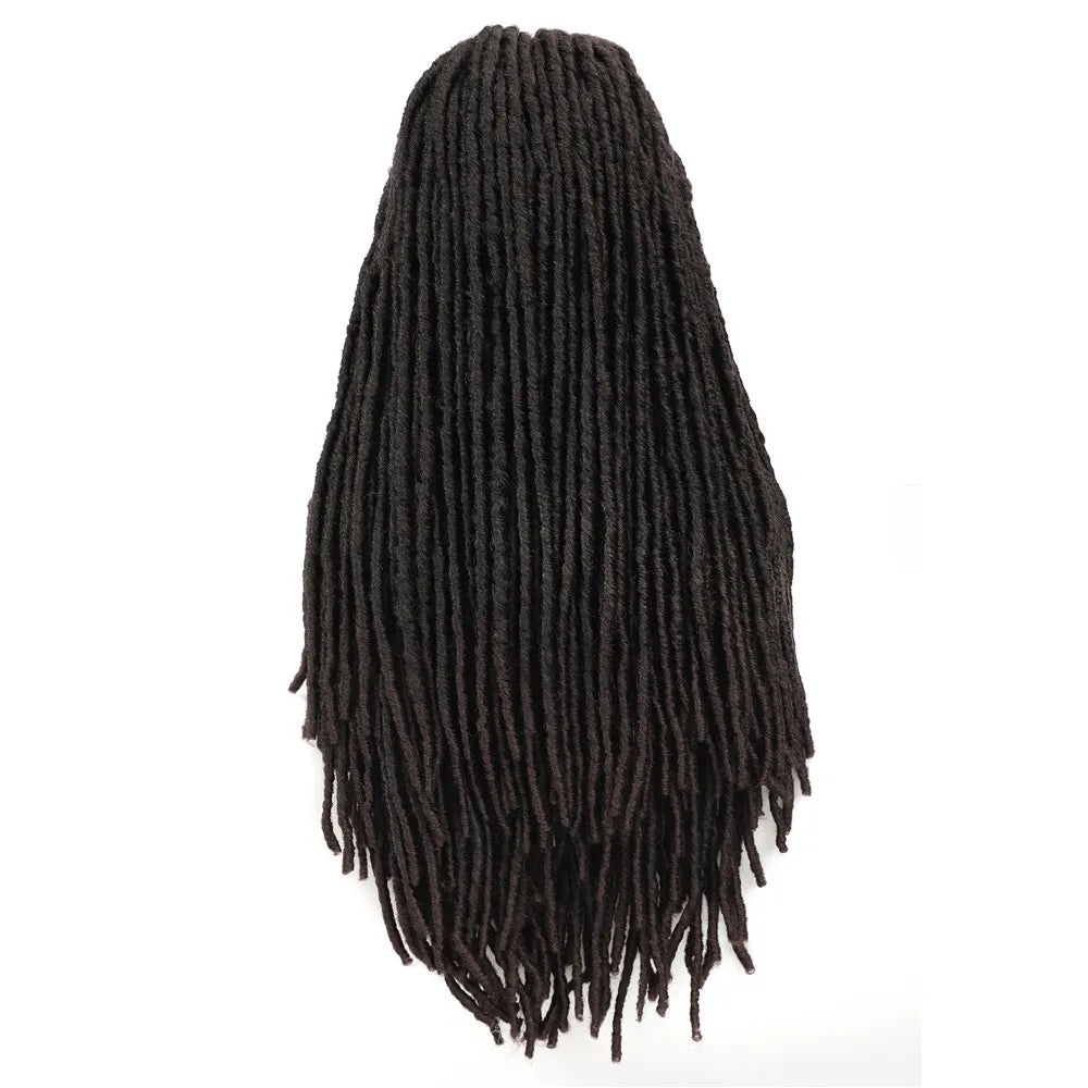 SOKU Braided Wig Middle part Lace Wig With