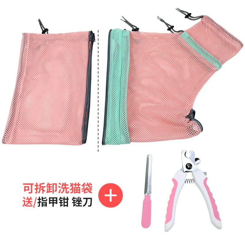 Washing Cat Bag Washing Artifact Little Backpack Cage