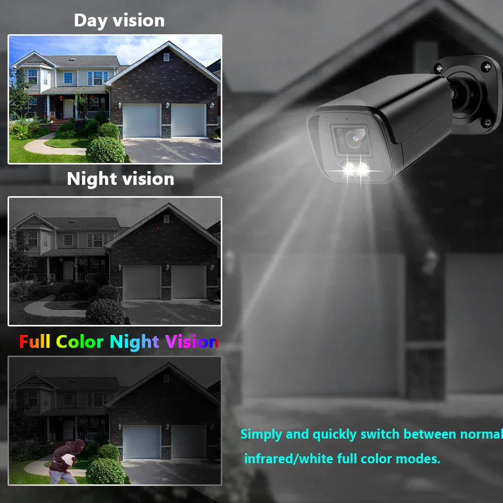 5MP 16PCS CCTV Camera Full Color Night Vision