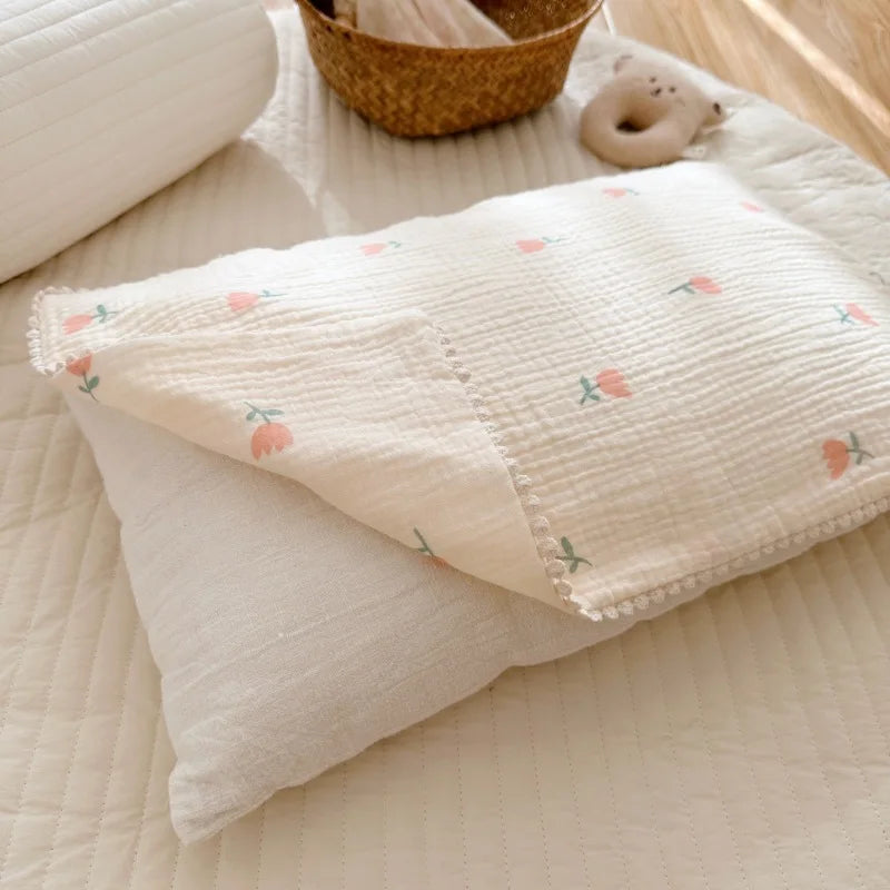 Children Cartoon Bear Bedding Pillow Cover Decorative Kids