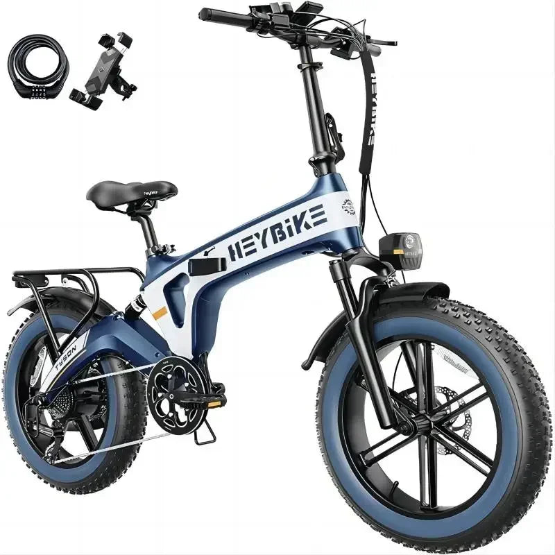 Heybike Tyson Folding Electric Bike for Adults, [Unibody
