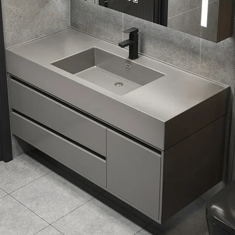 Toilet Vanity Wall Bathroom Cabinets Drawer Wall Washbasin