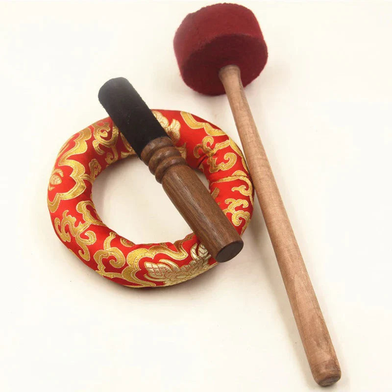 Nepal Large Tibetan Bowls Handmade Brass Singing Bowl
