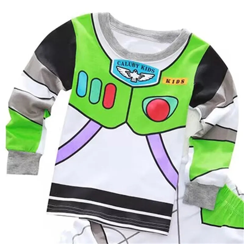 Children Clothes Animation Cartoon Buzz Lightyear Pajamas Suit