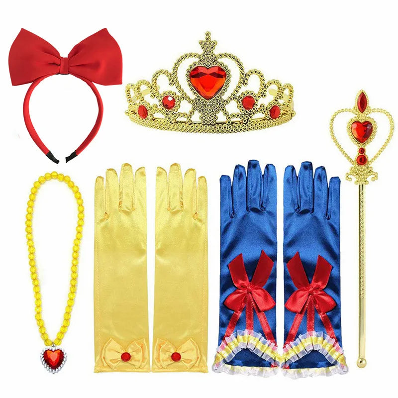 Girls Princess Snow White Accessory Party Tiara Crown