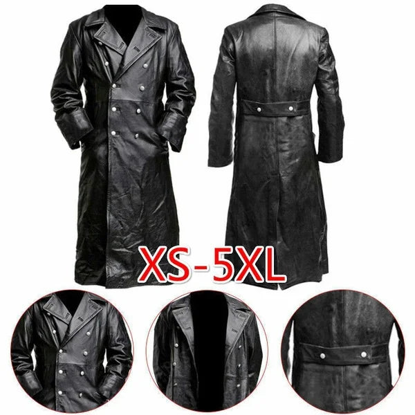 MEN'S GERMAN CLASSIC WW2 MILITARY UNIFORM OFFICER BLACK