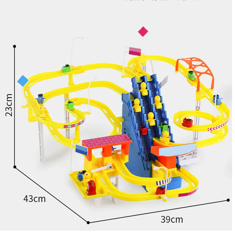 Three Stairs With Multiple Tracks Automatic Piggy Climbing