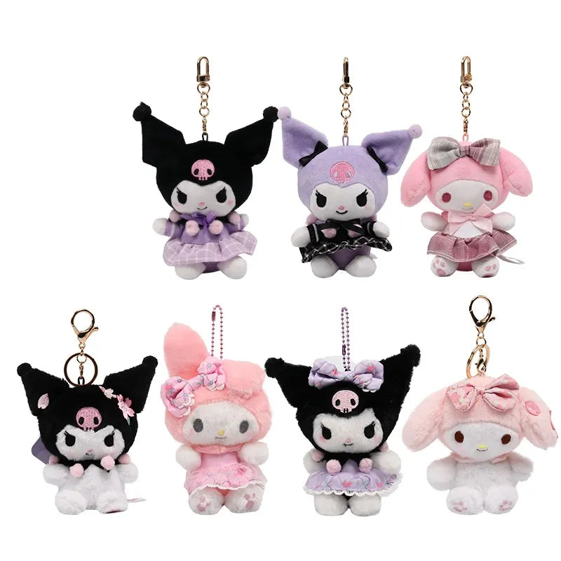 Sanrio Plush Toys Fantasy Cinnamoroll Kuromi Pendant Bag