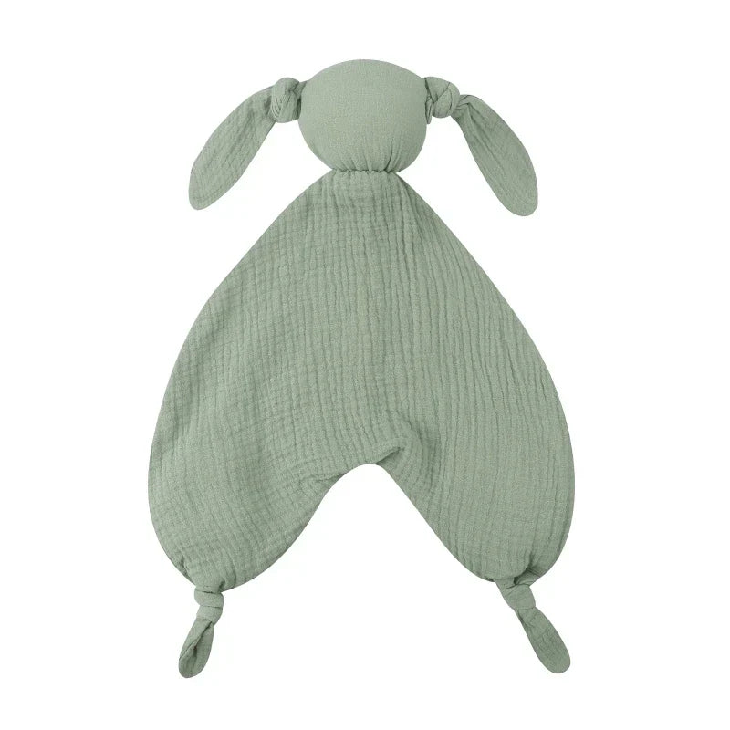 Pure Cotton Muslin Baby Bib Cute Goose Sleeping