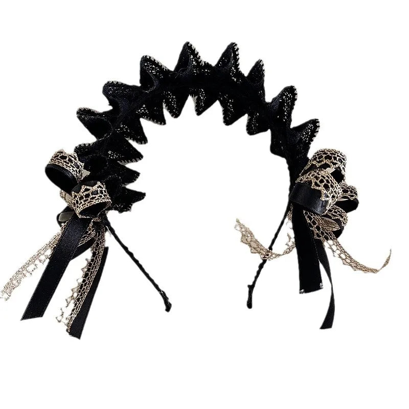 Retro Lace Hairbands for Toddler Girl Sweet Princess