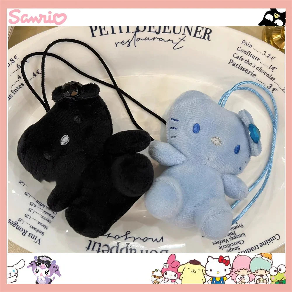 Hello Kitty Plush Toy Kawaii Sanrio Keychain Kuromi