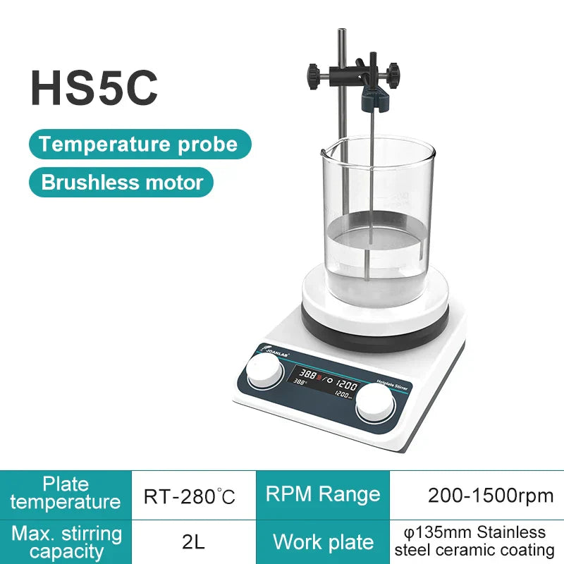 JOANLAB Magnetic Stirrer With Heating Stirrer Laboratory Thermostatic
