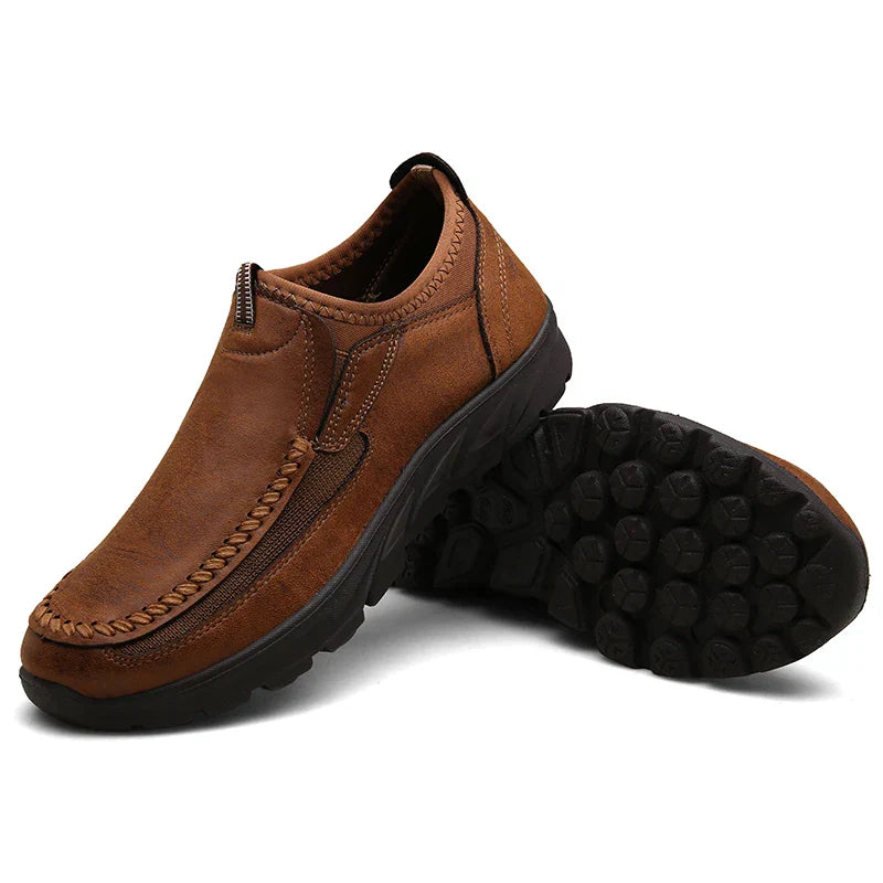 Leather Men Casual Shoes Zapatos Brand Men Loafers