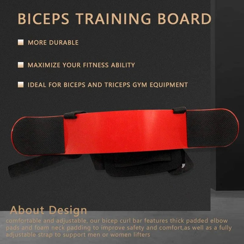 Adjustable Weightlifting Biceps Training Board Arm Blaster Triceps