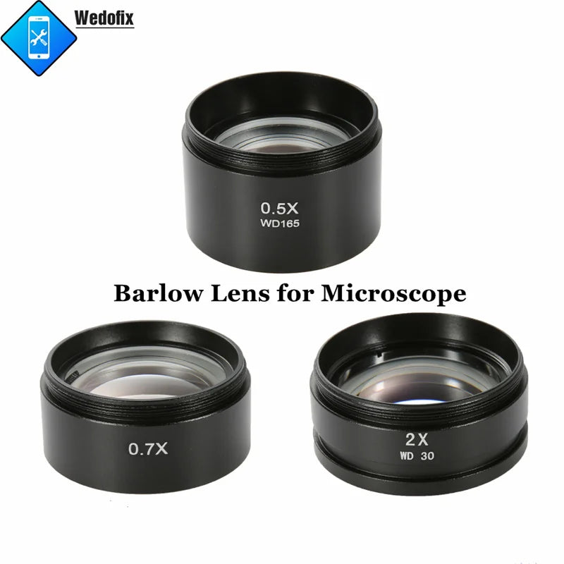 2.0X Barlow Len for Microscope Auxiliary Object Lens