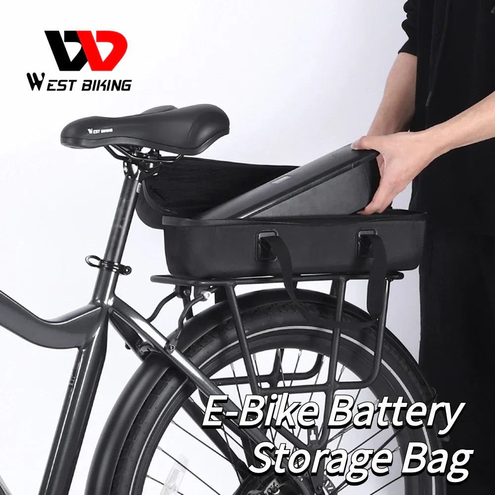 WEST BIKING E-Bike Battery Storage Bag Portable Electric
