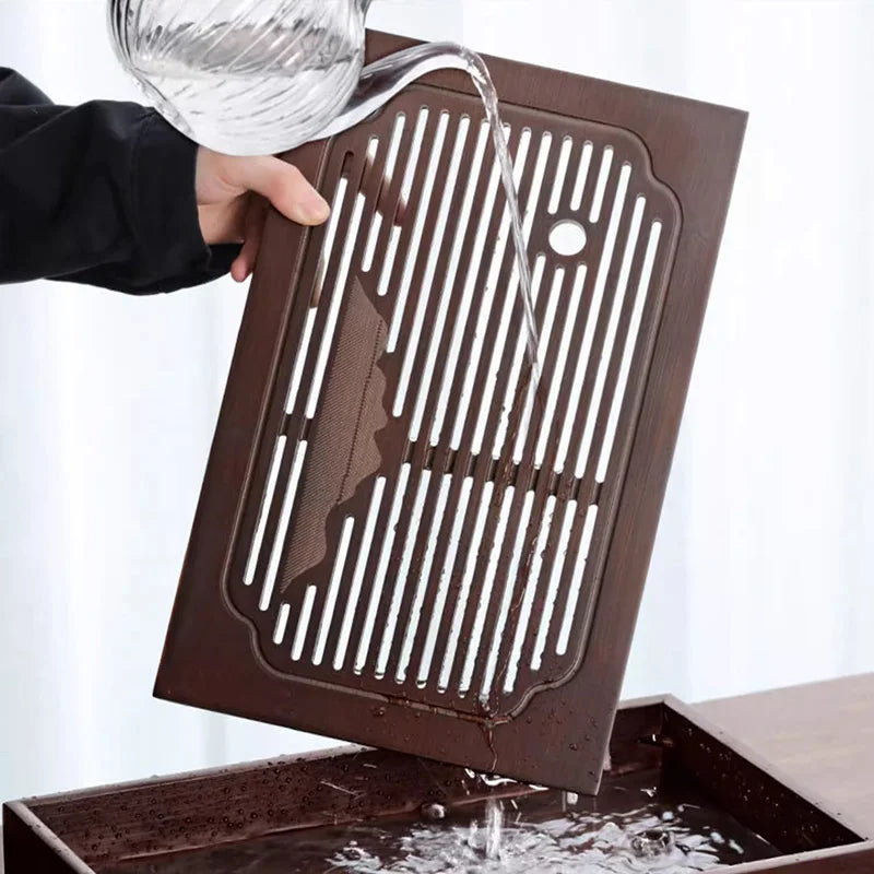 Coffeeware Teaware Tea Tray Portable Plate Vintage Big