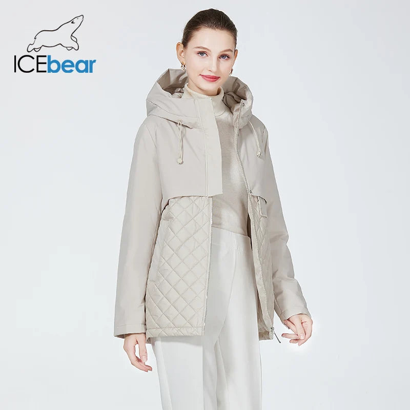 ICEbear 2023 New Women Casual Short Jackets Hooded