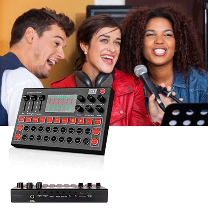 M9 Sound Card Live Broadcast Equipment Sound Card