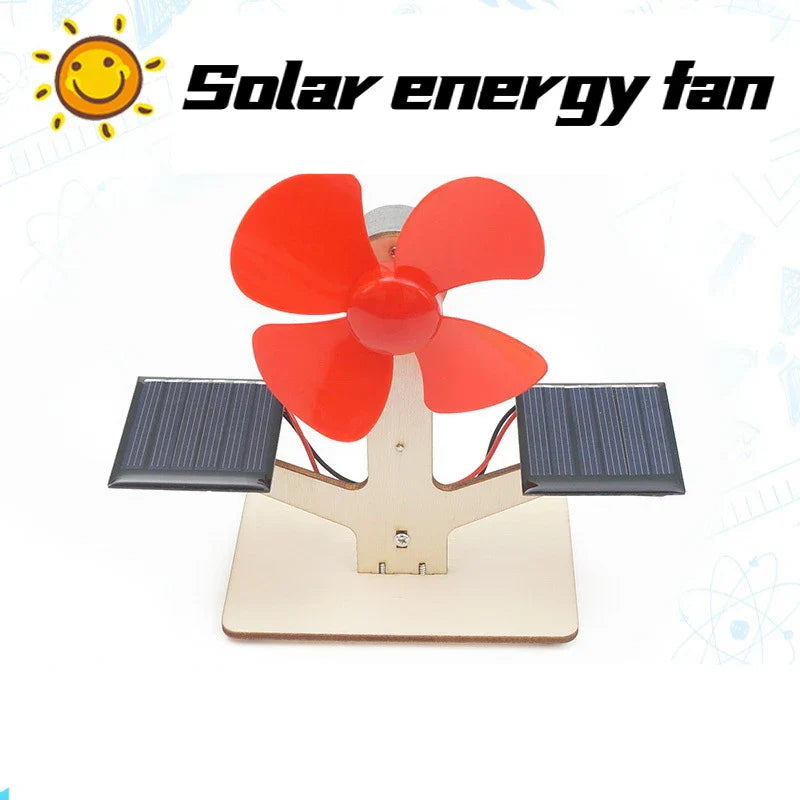 Solar Fan Power Generation Technology DIY Materials Science
