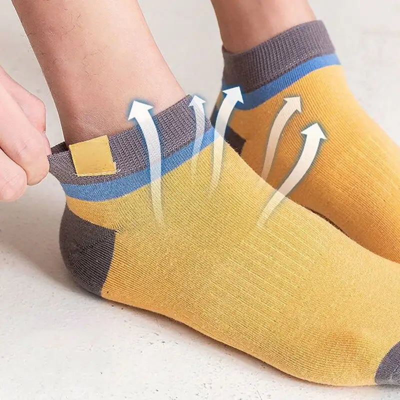 10Pairs Men's Spring Summer Sports Thin Socks Breathable