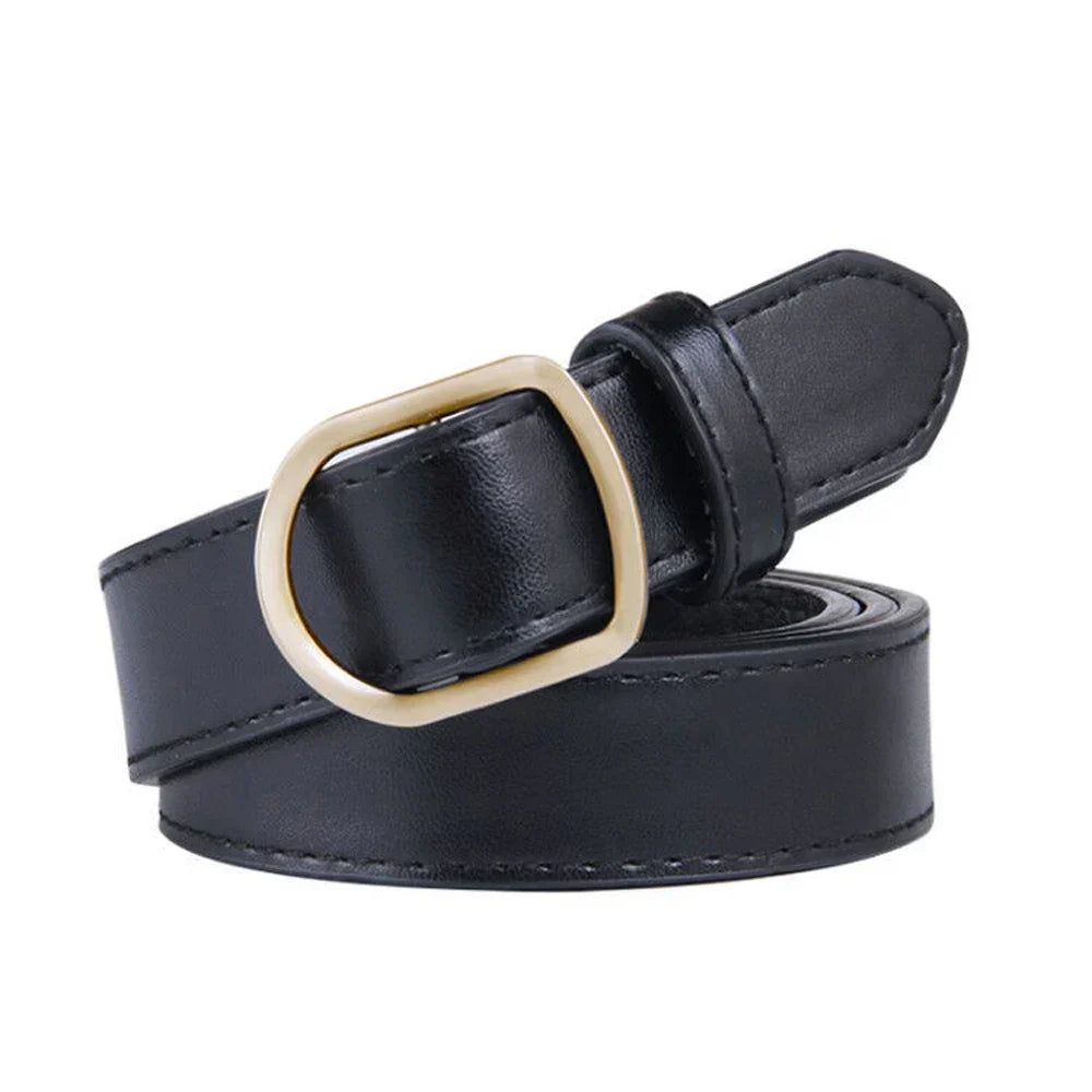 Fashion Luxury No-hole Buckle for Women Belt Luxury