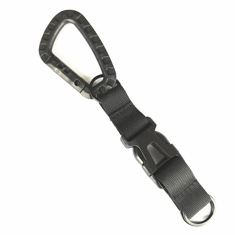Tactical MOLLE Webbing Key Buckle EDC Backpack Belt